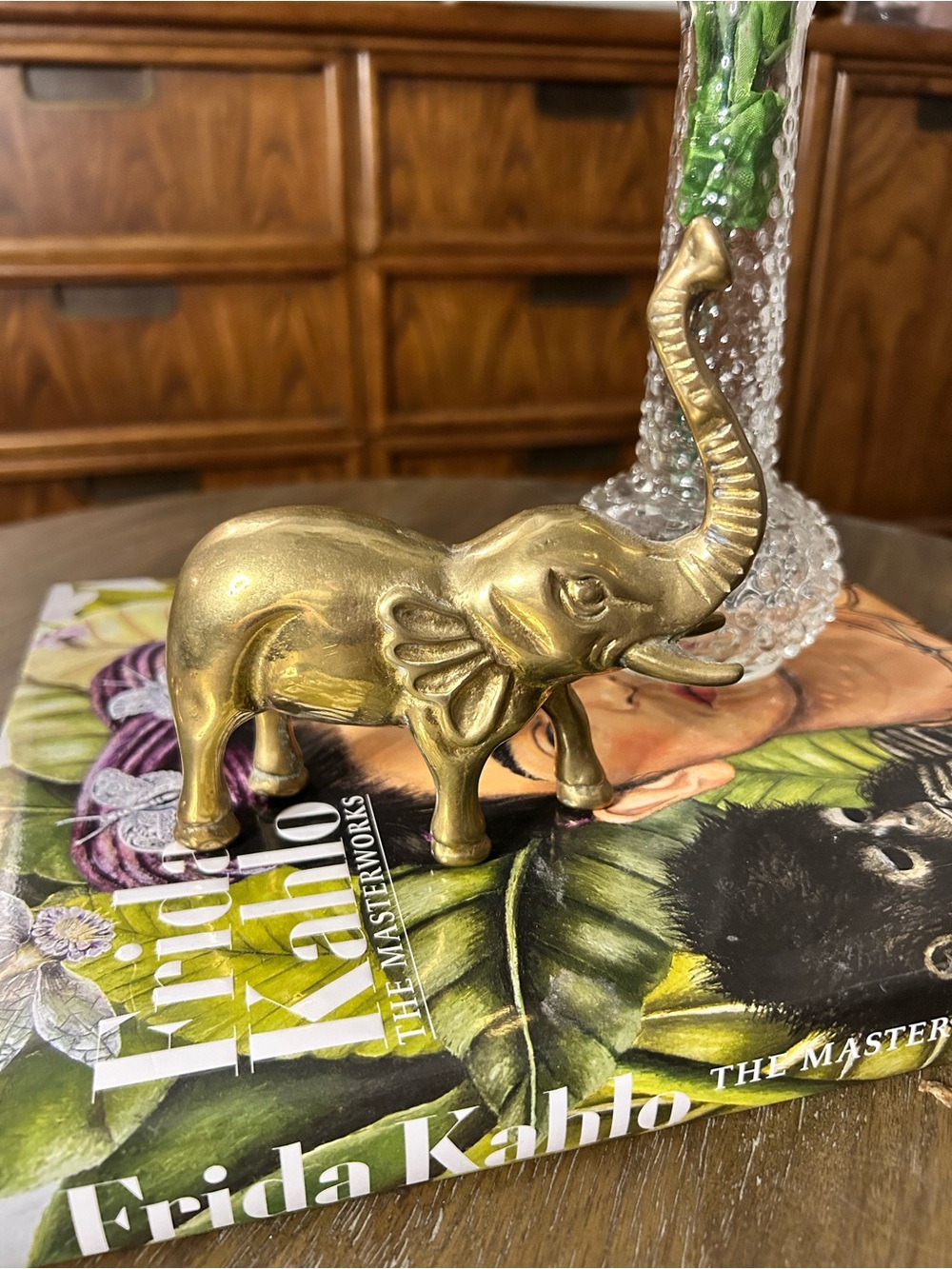 Brass Elephant Figurine - Good Luck!